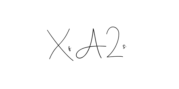 How to make Xf A2s signature? Andilay-7BmLP is a professional autograph style. Create handwritten signature for Xf A2s name. Xf A2s signature style 4 images and pictures png