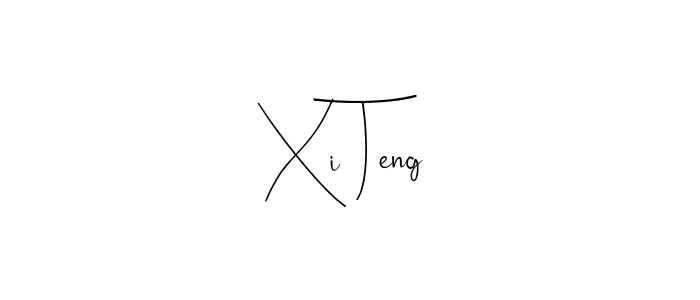 Also You can easily find your signature by using the search form. We will create Xi Teng name handwritten signature images for you free of cost using Andilay-7BmLP sign style. Xi Teng signature style 4 images and pictures png