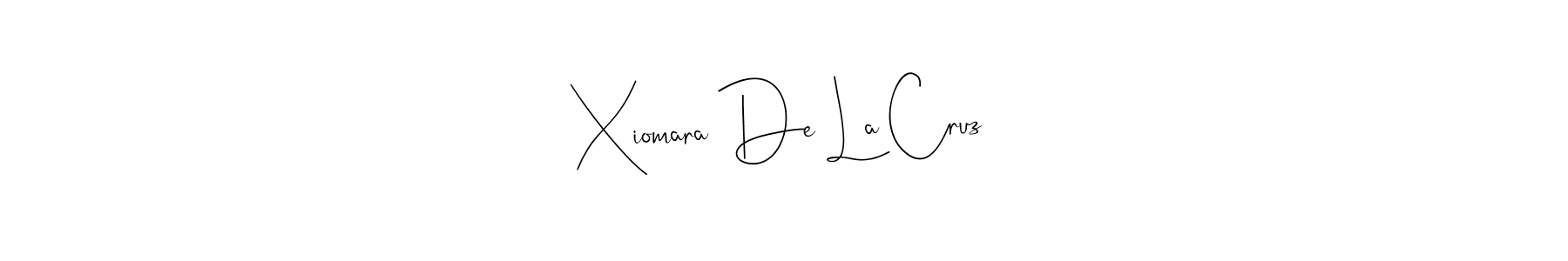 Make a beautiful signature design for name Xiomara De La Cruz. Use this online signature maker to create a handwritten signature for free. Xiomara De La Cruz signature style 4 images and pictures png