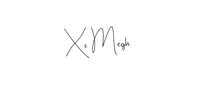Make a beautiful signature design for name Xs Megh. With this signature (Andilay-7BmLP) style, you can create a handwritten signature for free. Xs Megh signature style 4 images and pictures png