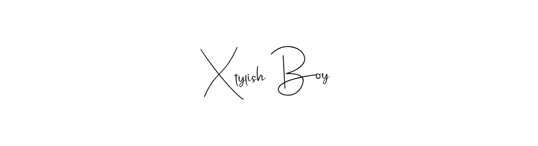 Design your own signature with our free online signature maker. With this signature software, you can create a handwritten (Andilay-7BmLP) signature for name Xtylish Boy. Xtylish Boy signature style 4 images and pictures png