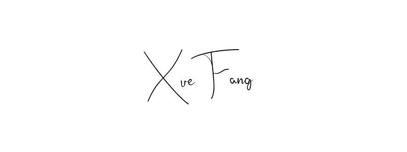 How to make Xue Fang name signature. Use Andilay-7BmLP style for creating short signs online. This is the latest handwritten sign. Xue Fang signature style 4 images and pictures png