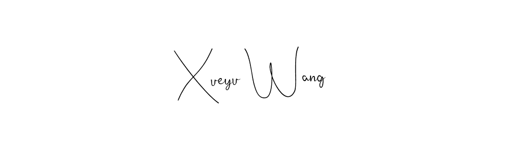 if you are searching for the best signature style for your name Xueyu Wang. so please give up your signature search. here we have designed multiple signature styles  using Andilay-7BmLP. Xueyu Wang signature style 4 images and pictures png