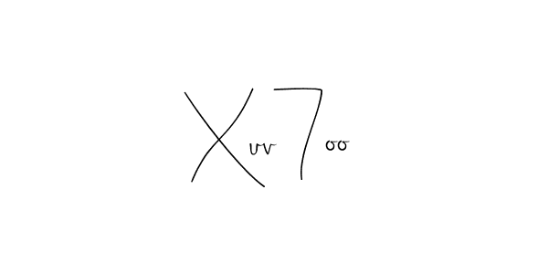 Create a beautiful signature design for name Xuv7oo. With this signature (Andilay-7BmLP) fonts, you can make a handwritten signature for free. Xuv7oo signature style 4 images and pictures png