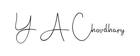 This is the best signature style for the Y A Choudhary name. Also you like these signature font (Andilay-7BmLP). Mix name signature. Y A Choudhary signature style 4 images and pictures png
