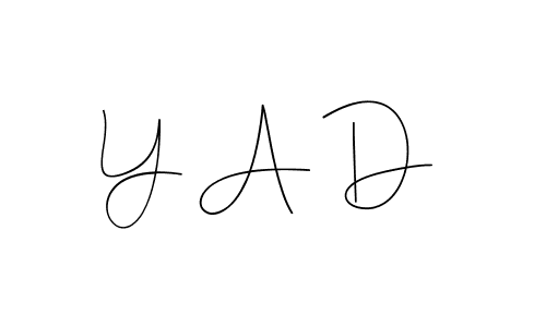 It looks lik you need a new signature style for name Y A D. Design unique handwritten (Andilay-7BmLP) signature with our free signature maker in just a few clicks. Y A D signature style 4 images and pictures png