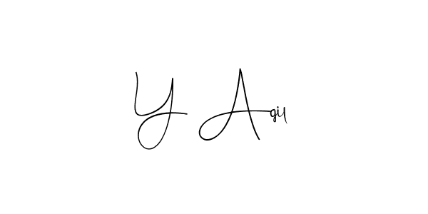 You can use this online signature creator to create a handwritten signature for the name Y Aqil. This is the best online autograph maker. Y Aqil signature style 4 images and pictures png