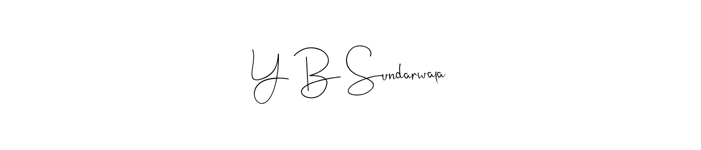 Here are the top 10 professional signature styles for the name Y B Sundarwala. These are the best autograph styles you can use for your name. Y B Sundarwala signature style 4 images and pictures png
