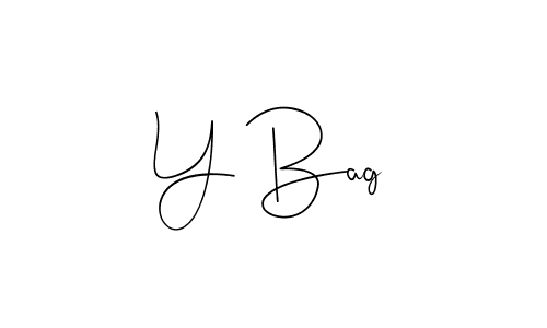 Design your own signature with our free online signature maker. With this signature software, you can create a handwritten (Andilay-7BmLP) signature for name Y Bag. Y Bag signature style 4 images and pictures png