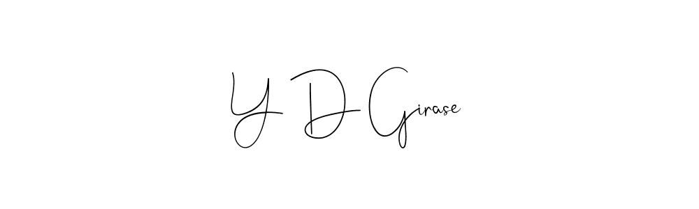 Here are the top 10 professional signature styles for the name Y D Girase. These are the best autograph styles you can use for your name. Y D Girase signature style 4 images and pictures png