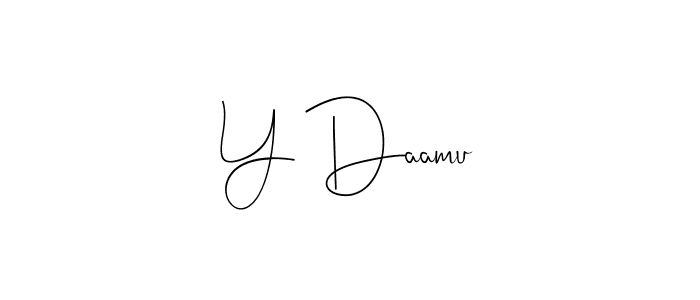 See photos of Y Daamu official signature by Spectra . Check more albums & portfolios. Read reviews & check more about Andilay-7BmLP font. Y Daamu signature style 4 images and pictures png