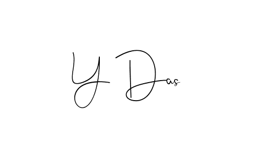 Also You can easily find your signature by using the search form. We will create Y Das name handwritten signature images for you free of cost using Andilay-7BmLP sign style. Y Das signature style 4 images and pictures png