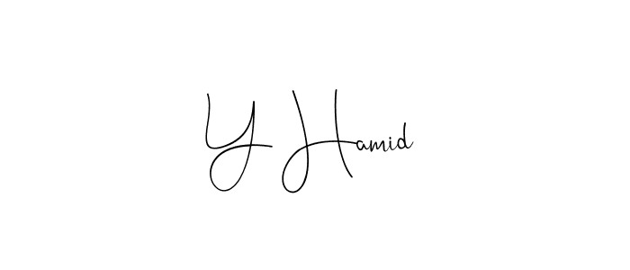 How to Draw Y Hamid signature style? Andilay-7BmLP is a latest design signature styles for name Y Hamid. Y Hamid signature style 4 images and pictures png