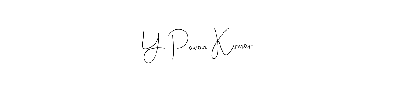 Use a signature maker to create a handwritten signature online. With this signature software, you can design (Andilay-7BmLP) your own signature for name Y Pavan Kumar. Y Pavan Kumar signature style 4 images and pictures png