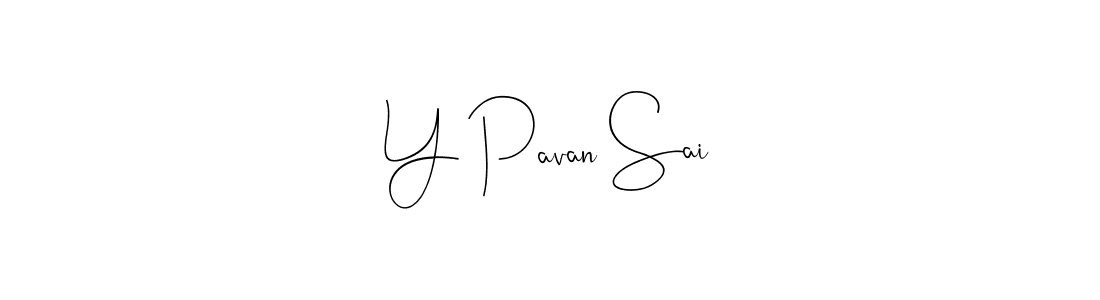 Use a signature maker to create a handwritten signature online. With this signature software, you can design (Andilay-7BmLP) your own signature for name Y Pavan Sai. Y Pavan Sai signature style 4 images and pictures png