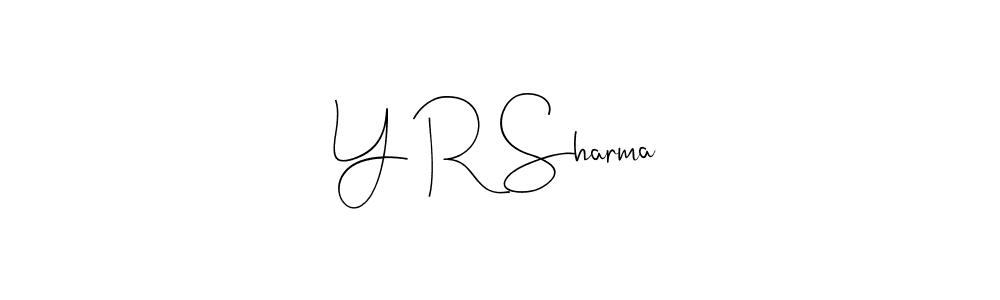 Once you've used our free online signature maker to create your best signature Andilay-7BmLP style, it's time to enjoy all of the benefits that Y R Sharma name signing documents. Y R Sharma signature style 4 images and pictures png