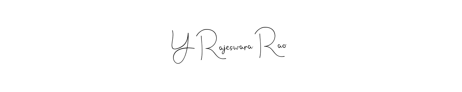 This is the best signature style for the Y Rajeswara Rao name. Also you like these signature font (Andilay-7BmLP). Mix name signature. Y Rajeswara Rao signature style 4 images and pictures png