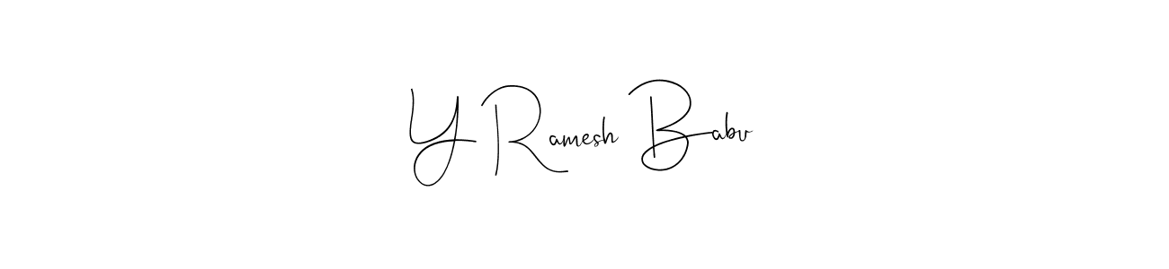 You can use this online signature creator to create a handwritten signature for the name Y Ramesh Babu. This is the best online autograph maker. Y Ramesh Babu signature style 4 images and pictures png