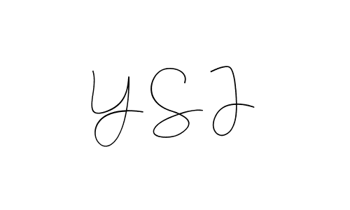 How to make Y S J signature? Andilay-7BmLP is a professional autograph style. Create handwritten signature for Y S J name. Y S J signature style 4 images and pictures png