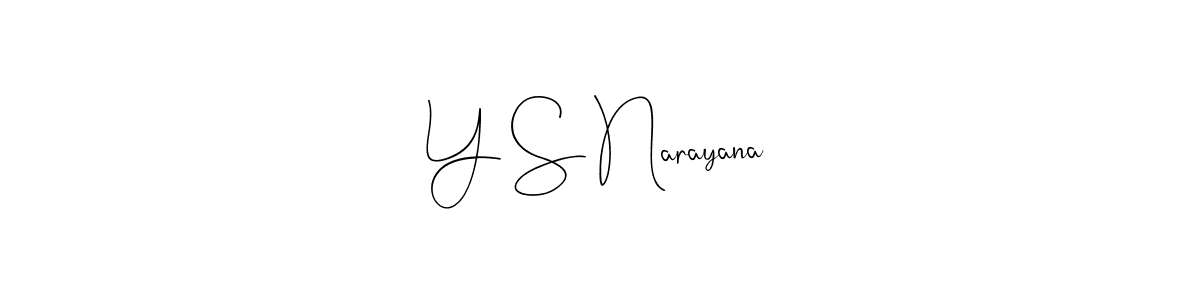 Similarly Andilay-7BmLP is the best handwritten signature design. Signature creator online .You can use it as an online autograph creator for name Y S Narayana. Y S Narayana signature style 4 images and pictures png