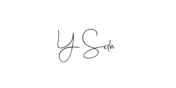 The best way (Andilay-7BmLP) to make a short signature is to pick only two or three words in your name. The name Y Seth include a total of six letters. For converting this name. Y Seth signature style 4 images and pictures png