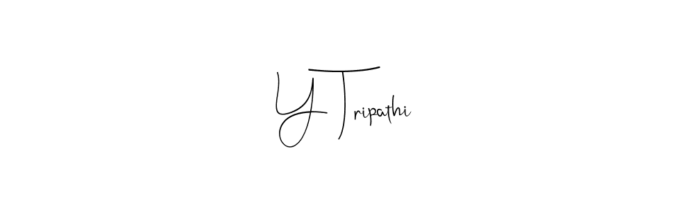 How to Draw Y Tripathi signature style? Andilay-7BmLP is a latest design signature styles for name Y Tripathi. Y Tripathi signature style 4 images and pictures png