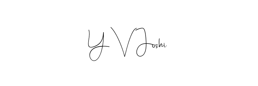 Make a beautiful signature design for name Y V Joshi. Use this online signature maker to create a handwritten signature for free. Y V Joshi signature style 4 images and pictures png