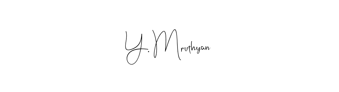 Check out images of Autograph of Y. Mruthyan name. Actor Y. Mruthyan Signature Style. Andilay-7BmLP is a professional sign style online. Y. Mruthyan signature style 4 images and pictures png