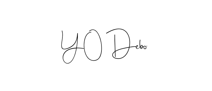 How to make Y0 Debo signature? Andilay-7BmLP is a professional autograph style. Create handwritten signature for Y0 Debo name. Y0 Debo signature style 4 images and pictures png