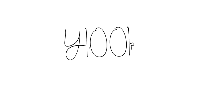 Once you've used our free online signature maker to create your best signature Andilay-7BmLP style, it's time to enjoy all of the benefits that Y1.001p name signing documents. Y1.001p signature style 4 images and pictures png