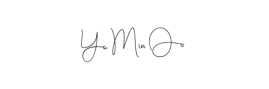 Ya Min Oo stylish signature style. Best Handwritten Sign (Andilay-7BmLP) for my name. Handwritten Signature Collection Ideas for my name Ya Min Oo. Ya Min Oo signature style 4 images and pictures png