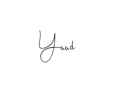 Best and Professional Signature Style for Yaad. Andilay-7BmLP Best Signature Style Collection. Yaad signature style 4 images and pictures png