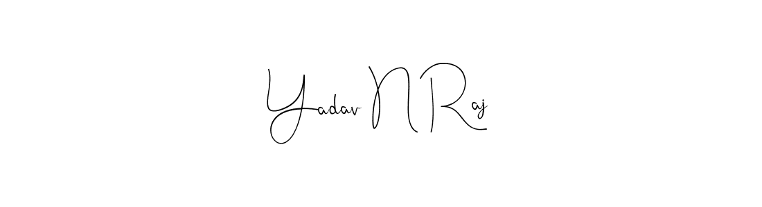 You can use this online signature creator to create a handwritten signature for the name Yadav N Raj. This is the best online autograph maker. Yadav N Raj signature style 4 images and pictures png