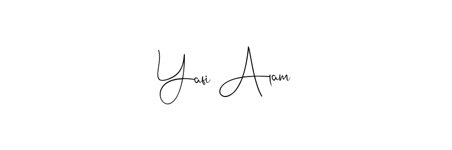 Use a signature maker to create a handwritten signature online. With this signature software, you can design (Andilay-7BmLP) your own signature for name Yafi Alam. Yafi Alam signature style 4 images and pictures png