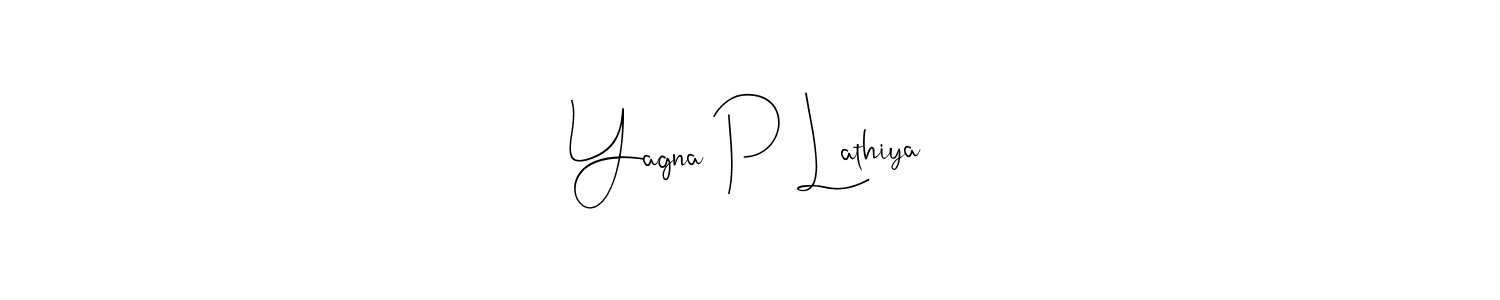 Here are the top 10 professional signature styles for the name Yagna P Lathiya. These are the best autograph styles you can use for your name. Yagna P Lathiya signature style 4 images and pictures png