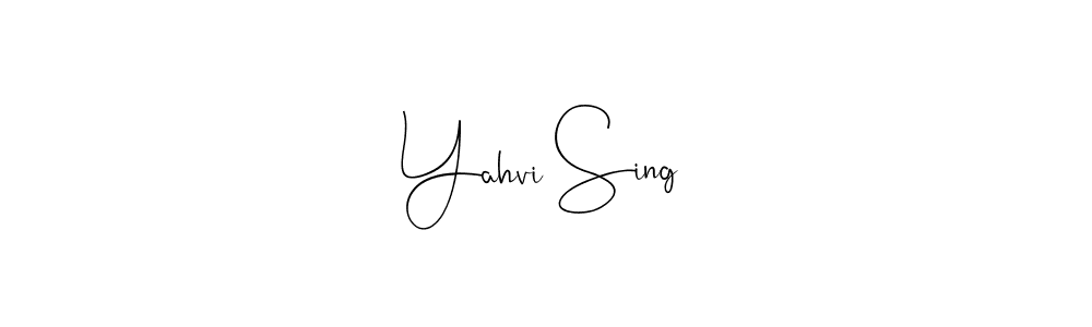 The best way (Andilay-7BmLP) to make a short signature is to pick only two or three words in your name. The name Yahvi Sing include a total of six letters. For converting this name. Yahvi Sing signature style 4 images and pictures png