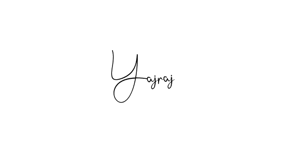 Yajraj stylish signature style. Best Handwritten Sign (Andilay-7BmLP) for my name. Handwritten Signature Collection Ideas for my name Yajraj. Yajraj signature style 4 images and pictures png