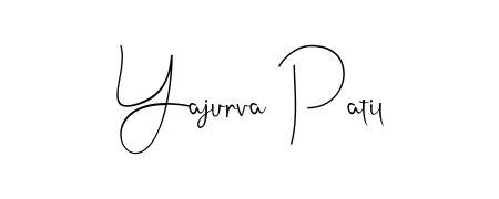 Give your name Yajurva Patil an exquisite flair with the Andilay-7BmLP script font. Ideal for contracts, resumes, and formal letterheads. Yajurva Patil signature style 4 images and pictures png