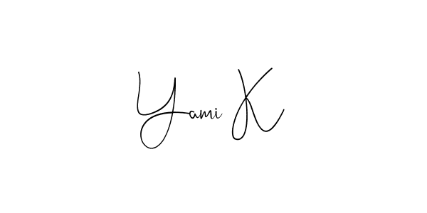 Make a beautiful signature design for name Yami K. Use this online signature maker to create a handwritten signature for free. Yami K signature style 4 images and pictures png