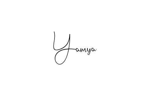 How to make Yamya signature? Andilay-7BmLP is a professional autograph style. Create handwritten signature for Yamya name. Yamya signature style 4 images and pictures png