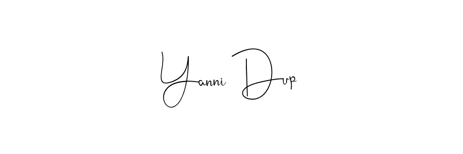 Here are the top 10 professional signature styles for the name Yanni Dup. These are the best autograph styles you can use for your name. Yanni Dup signature style 4 images and pictures png