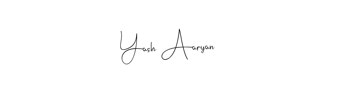 You should practise on your own different ways (Andilay-7BmLP) to write your name (Yash Aaryan) in signature. don't let someone else do it for you. Yash Aaryan signature style 4 images and pictures png