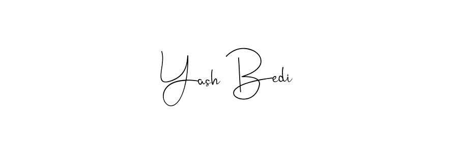 Also we have Yash Bedi name is the best signature style. Create professional handwritten signature collection using Andilay-7BmLP autograph style. Yash Bedi signature style 4 images and pictures png