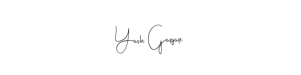 if you are searching for the best signature style for your name Yash Galgale. so please give up your signature search. here we have designed multiple signature styles  using Andilay-7BmLP. Yash Galgale signature style 4 images and pictures png