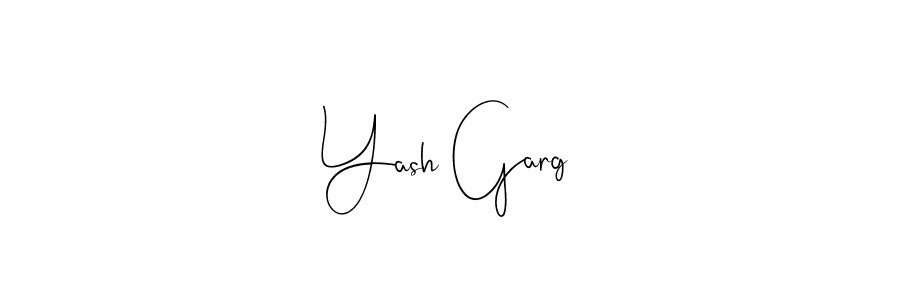 Similarly Andilay-7BmLP is the best handwritten signature design. Signature creator online .You can use it as an online autograph creator for name Yash Garg. Yash Garg signature style 4 images and pictures png