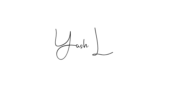 Check out images of Autograph of Yash L name. Actor Yash L Signature Style. Andilay-7BmLP is a professional sign style online. Yash L signature style 4 images and pictures png