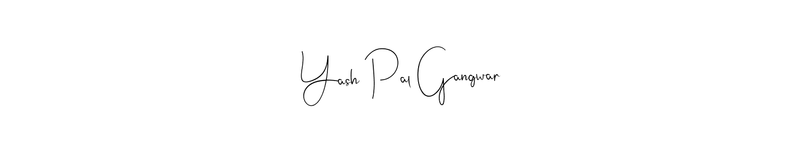 See photos of Yash Pal Gangwar official signature by Spectra . Check more albums & portfolios. Read reviews & check more about Andilay-7BmLP font. Yash Pal Gangwar signature style 4 images and pictures png