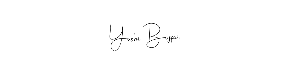 Similarly Andilay-7BmLP is the best handwritten signature design. Signature creator online .You can use it as an online autograph creator for name Yashi Bajpai. Yashi Bajpai signature style 4 images and pictures png