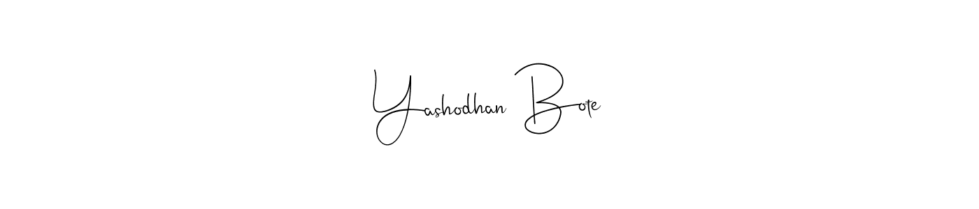 if you are searching for the best signature style for your name Yashodhan Bote. so please give up your signature search. here we have designed multiple signature styles  using Andilay-7BmLP. Yashodhan Bote signature style 4 images and pictures png