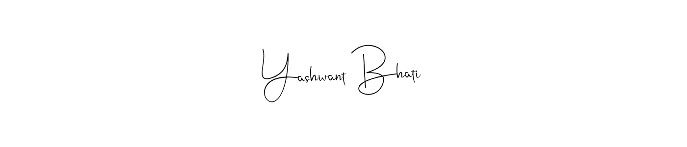 Similarly Andilay-7BmLP is the best handwritten signature design. Signature creator online .You can use it as an online autograph creator for name Yashwant Bhati. Yashwant Bhati signature style 4 images and pictures png